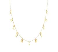 GGYTMQL Necklace for Women Stars Moon Lightning 18k Jewelry Chain Choker Necklace Collar Made in China