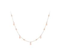 GGYTMQL necklace multi-circle bead chain shiny round clavicle chain female party necklace jewelry