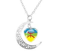 GGYTMQL Necklace Pendant Chain Men Women Jewellery Heart-Shaped Necklace For Women