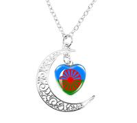 GGYTMQL Necklace Pendant Chain Men Women Jewellery Heart-Shaped Necklace For Women