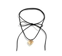 GGYTMQL Necklace Pendant Chain Men Women Jewellery Love Heart Pendant Necklace for Women
