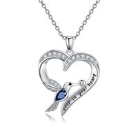 GGYTMQL Necklace Pendant Chain Men Women Jewellery Pendant Heart-Shaped Necklace