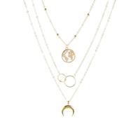 GGYTMQL Necklace Pendant Chain Men Women Jewellery Pendant Multilayer Necklacejewelryfor Women