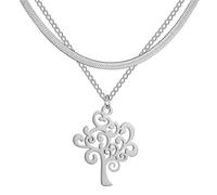 GGYTMQL Necklace Pendant Chain Men Women Jewellery Pendant Necklace Double Chain Necklace For Women