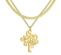 GGYTMQL Necklace Pendant Chain Men Women Jewellery Pendant Necklace Double Chain Necklace For Women