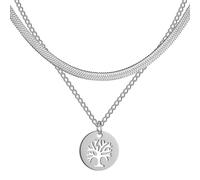 GGYTMQL Necklace Pendant Chain Men Women Jewellery Pendant Necklace Double Chain Necklace For Women
