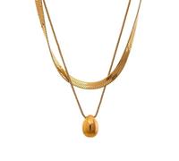 GGYTMQL Necklace Pendant Chain Men Women Jewellery Water Drop Pendant Necklace For Women