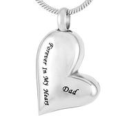 GGYTMQL Necklace Pendant Memorial Commemorative Urn Necklace Filling Kit for Cremation of Urn Necklace Pendant Souvenirs