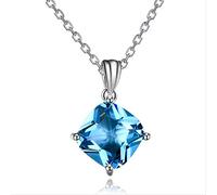 GGYTMQL necklace pendant rainbow mystic topaz zircon pendant necklace wedding gift party valentine's day gift Made in China
