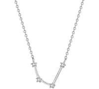GGYTMQL necklace Silver Necklaces For Women,Zodiac Sterling WomeElegant Ladies ConstellatioZirconia PatterPendant Gift Jewelry Girls Birthday Present
