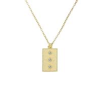 GGYTMQL necklace square three-pointed star necklace for women chain 18k choker bijoux Made in China