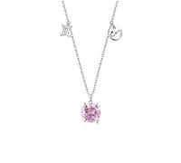 GGYTMQL Necklace Twelve Constellation Necklace 925 Light Luxury Summer Clavicle Chain Birthday Gift for Girlfriend Necklaces for Women