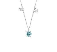 GGYTMQL Necklace Twelve Constellation Necklace 925 Light Luxury Summer Clavicle Chain Birthday Gift for Girlfriend Necklaces for Women