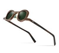 GGYTMQL New 2025 Acetate Polarized Sunglasses Men Retro Vintage Small Oval Round Sun Glasses for Women Shades