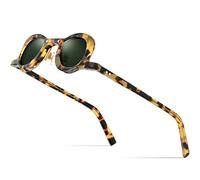 GGYTMQL New 2025 Acetate Polarized Sunglasses Men Retro Vintage Small Oval Round Sun Glasses for Women Shades
