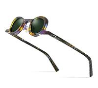 GGYTMQL New 2025 Acetate Polarized Sunglasses Men Retro Vintage Small Oval Round Sun Glasses for Women Shades