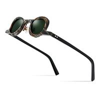 GGYTMQL New 2025 Acetate Polarized Sunglasses Men Retro Vintage Small Oval Round Sun Glasses for Women Shades