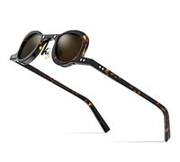 GGYTMQL New 2025 Acetate Polarized Sunglasses Men Retro Vintage Small Oval Round Sun Glasses for Women Shades