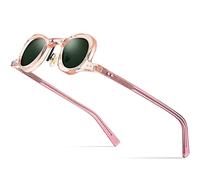 GGYTMQL New 2025 Acetate Polarized Sunglasses Men Retro Vintage Small Oval Round Sun Glasses for Women Shades