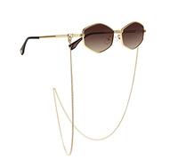 GGYTMQL New 2025 Chain Irregular Small Square Sunglasses For Women Gradient Chain Sun Glassses Female Alloy Eyewear Uv400