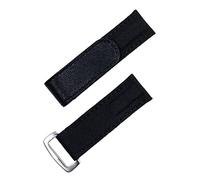 GGYTMQL Nylon Fabric Leather 20mm Colorful Watchband for Strap Daytona Submariner GMT Yacht-Master Bracelet Watch Band (Color : Tiff Blue Blk, Size : 20mm)