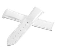 GGYTMQL Omega Men's 20mm White Rubber Watch Band Strap