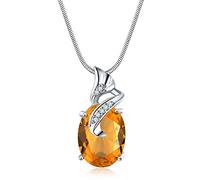 GGYTMQL Oval Crystal Wedding Necklaces Jewelry for Brides Cubic Zirconia chokers Necklace Women Accessory