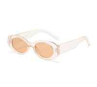 GGYTMQL Oval Sunglasses Women Men Luxury Small Retro Oval Sun Glasses Vintage Fashion Women Eyeglasses UV400