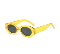 GGYTMQL Oval Sunglasses Women Men Luxury Small Retro Oval Sun Glasses Vintage Fashion Women Eyeglasses UV400
