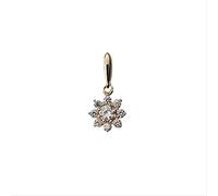 GGYTMQL pavé crystals plated 14k sun flower pendant necklace women exquisite jewelry accessories Made in China
