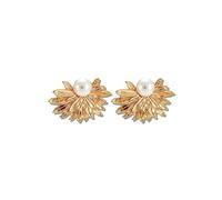 GGYTMQL Pendant Flower Personalized Women's Butterfly Pearl Stone Leaf Geometric Cute Jewelry Earrings