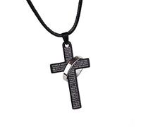 GGYTMQL Pendant Necklaces, Necklace for Women Alloy Jesus Cross Ring Daughter Necklace Jewelry Gift for Women and Men