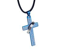 GGYTMQL Pendant Necklaces, Necklace for Women Alloy Jesus Cross Ring Daughter Necklace Jewelry Gift for Women and Men