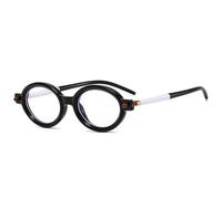 GGYTMQL Popular Fashion Small Oval Sunglasses Women Retro Clear Ocean Lens Men Punk Rivets Sun Glasses Shades UV400