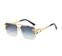 GGYTMQL Popular Rimless Sunglasses Women Luxury Retro Men Trending Travel Sun Glasses Female Shades UV400