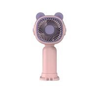GGYTMQL Portable Handheld Fan Cooling Personal Mini Fan 1-Speed USB Rechargeable Outdoor Camping Travel fan (Color : Green)