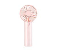 GGYTMQL Portable Mini Handheld Fan, Small Personal Speed Adjustable USB Rechargeable Fan Cute Design For Indoor Outdoor Travelling fan (Color : Gold, Size : 1200mA)