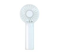 GGYTMQL Portable Mini Handheld Fan, Small Personal Speed Adjustable USB Rechargeable Fan Cute Design For Indoor Outdoor Travelling fan (Color : Gold, Size : 1200mA)