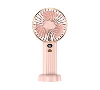 GGYTMQL Portable Usb Handheld Table Fan USB Smart Electric Rechargeable Mini Ventilation Wireless Air Cooler Fan fan (Color : Green, Size : 7000M)