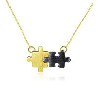 GGYTMQL puzzle clashing colors pendant necklaces women choker black color& color brushed jewelry Made in China