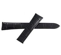 GGYTMQL Raymond Weil 20mm Black Leather Watch Band Strap V1.17