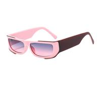 GGYTMQL Rectangular Sunglasses Vintage Gradient Shades UV400 Eyewear