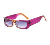 GGYTMQL Rectangular Sunglasses Vintage Gradient Shades UV400 Eyewear
