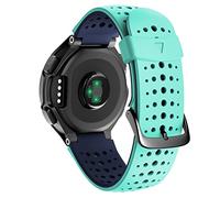 GGYTMQL Replacement Silicone Watch Band for Forerunner 230/235 / 220/620 / 630 / 735Xt Watch Outdoor Sport Watch Strap/Green Black
