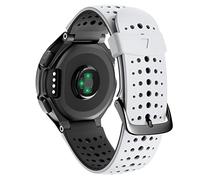 GGYTMQL Replacement Silicone Watch Band for Forerunner 230/235 / 220/620 / 630 / 735Xt Watch Outdoor Sport Watch Strap/Green Black