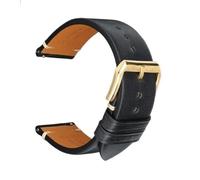 GGYTMQL Retro Leather Watchband Men Women Black Grey Brown Watch Band fit for Smartwatch 20mm 22mm Quick Release Watch Straps