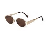 GGYTMQL Retro Metal Hexagon Sunglasses for Women Men Luxury Trendy Steam Punk Sun Glasses Female UV400