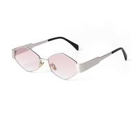 GGYTMQL Retro Metal Hexagon Sunglasses for Women Men Luxury Trendy Steam Punk Sun Glasses Female UV400