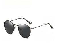 GGYTMQL Retro Metal Round Sunglasses Men Small Hip Hop Mirror Glasses Women