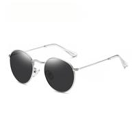GGYTMQL Retro Metal Round Sunglasses Men Small Hip Hop Mirror Glasses Women